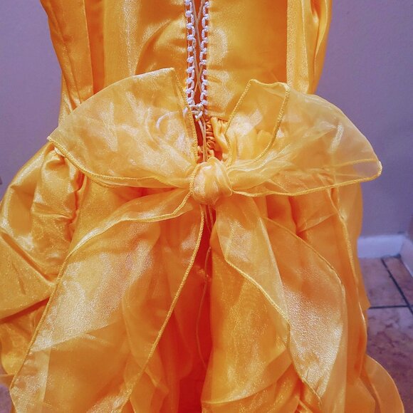 DISNEY Beauty And The Beast, Princess Belle Costume SIZE 6 - Picture 7 of 9
